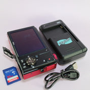 Nikon Digital Camera Coolpix S9100 12.1MP Red Tested