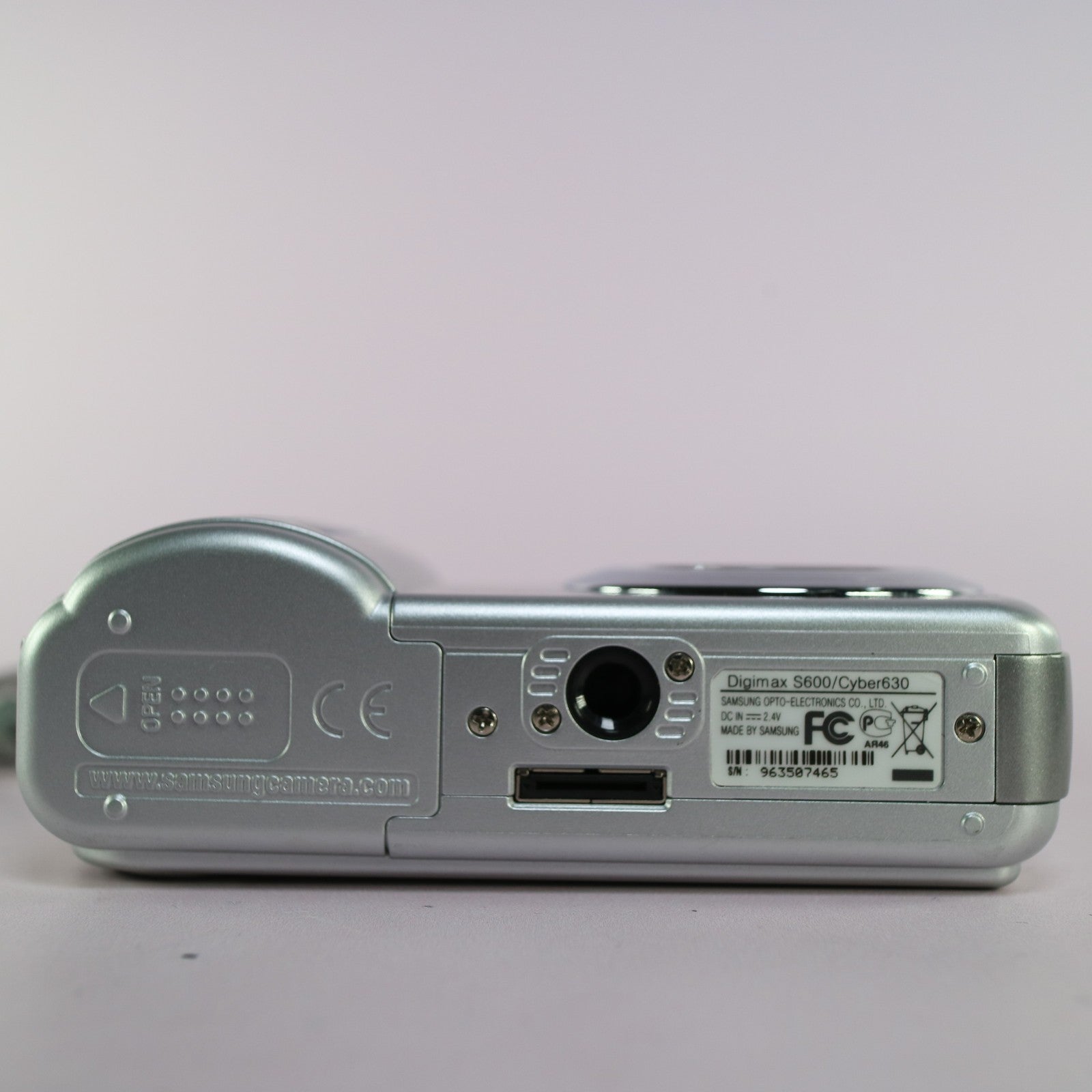 Samsung Digimax S600 6.0MP Compact Digital Camera Silver Tested