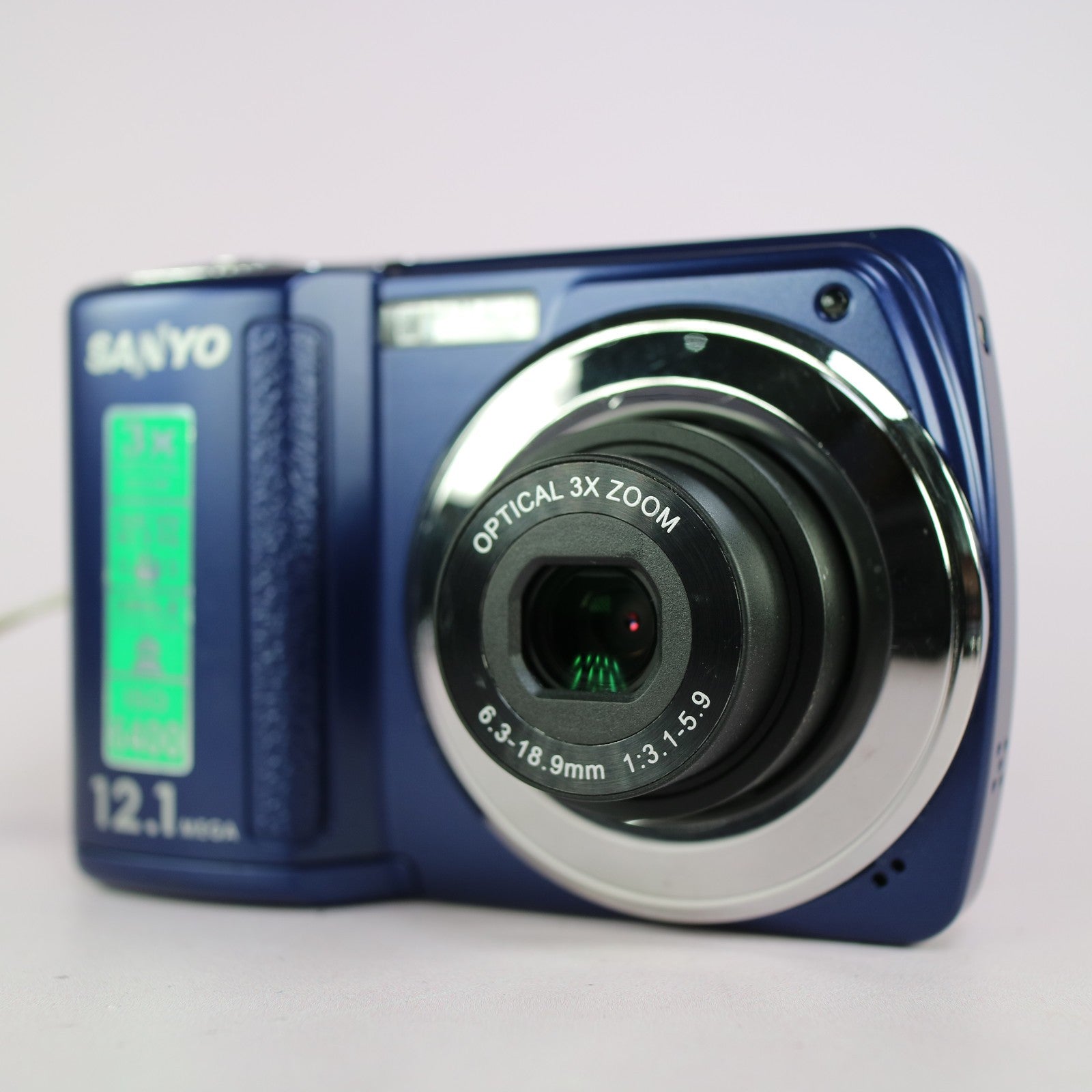 Sanyo VPC-S120 12.1MP Compact Digital Camera Blue Tested