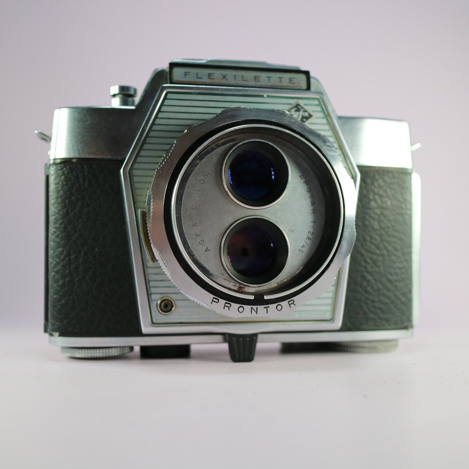 Agfa Flexilette 35mm Film Twin Lens Reflex TLR Camera Silver Tested