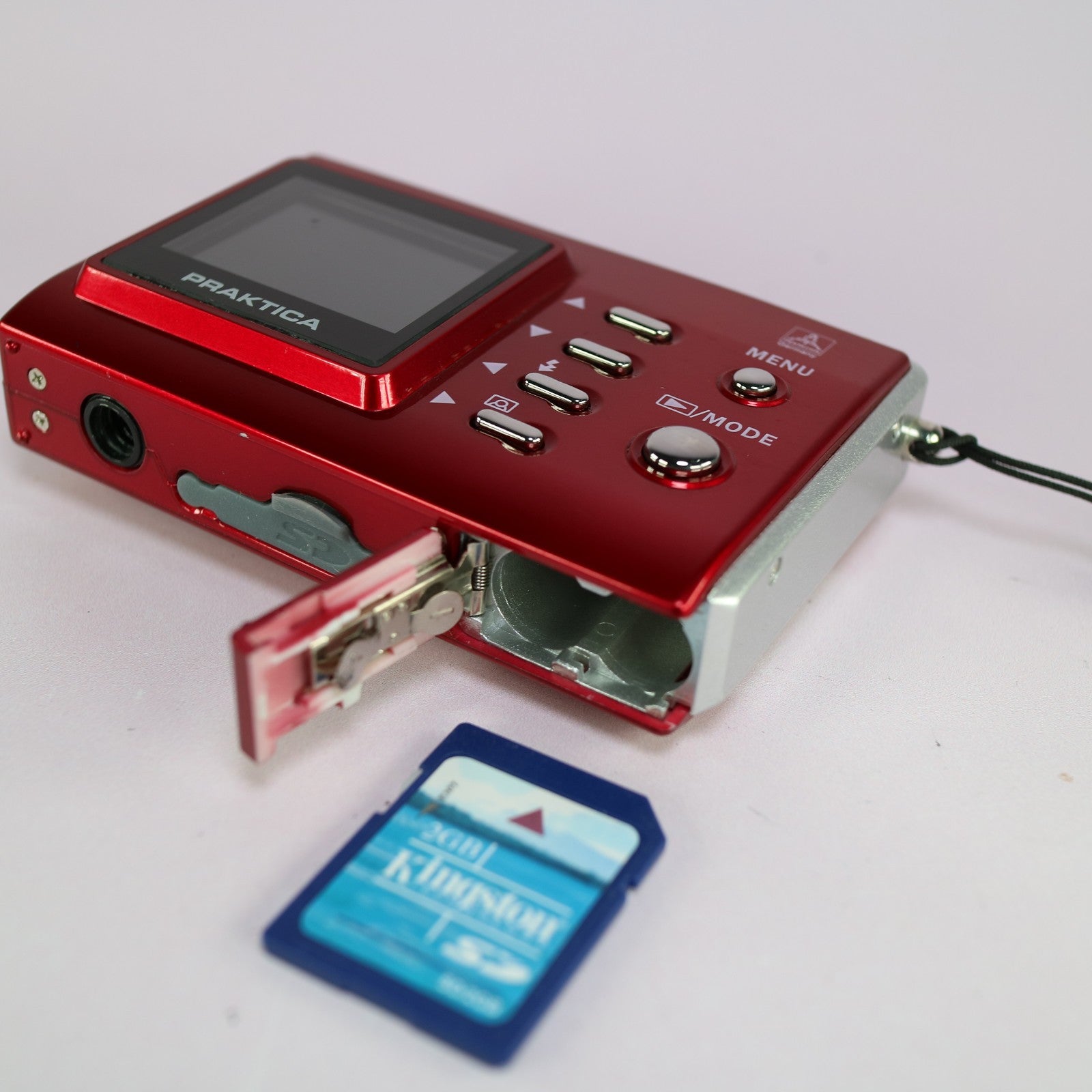 Praktica Digital Camera DCSlim 315 3.1MP Red Tested