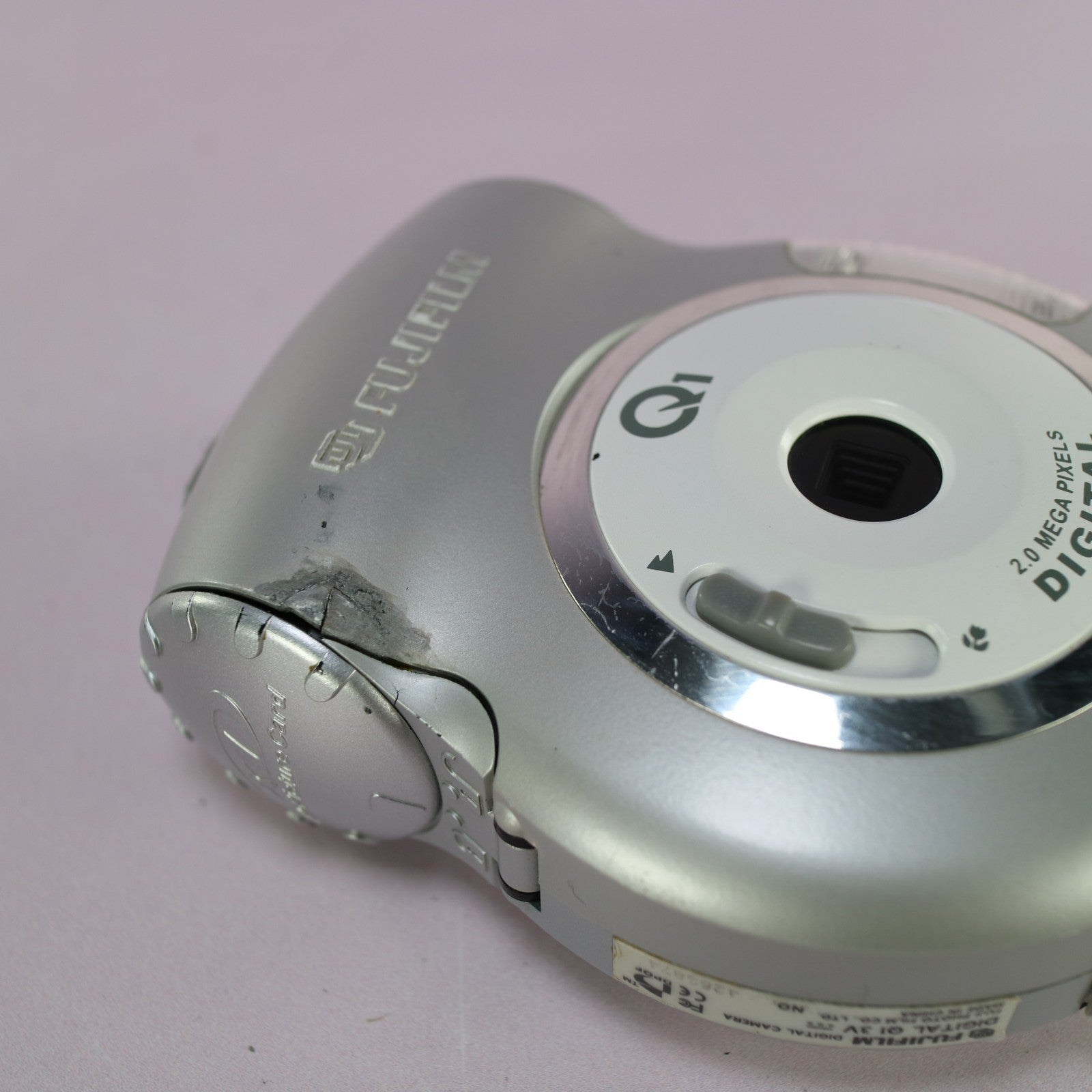 Fujifilm Digital Camera Q1 2.0MP Silver Tested With xD Card