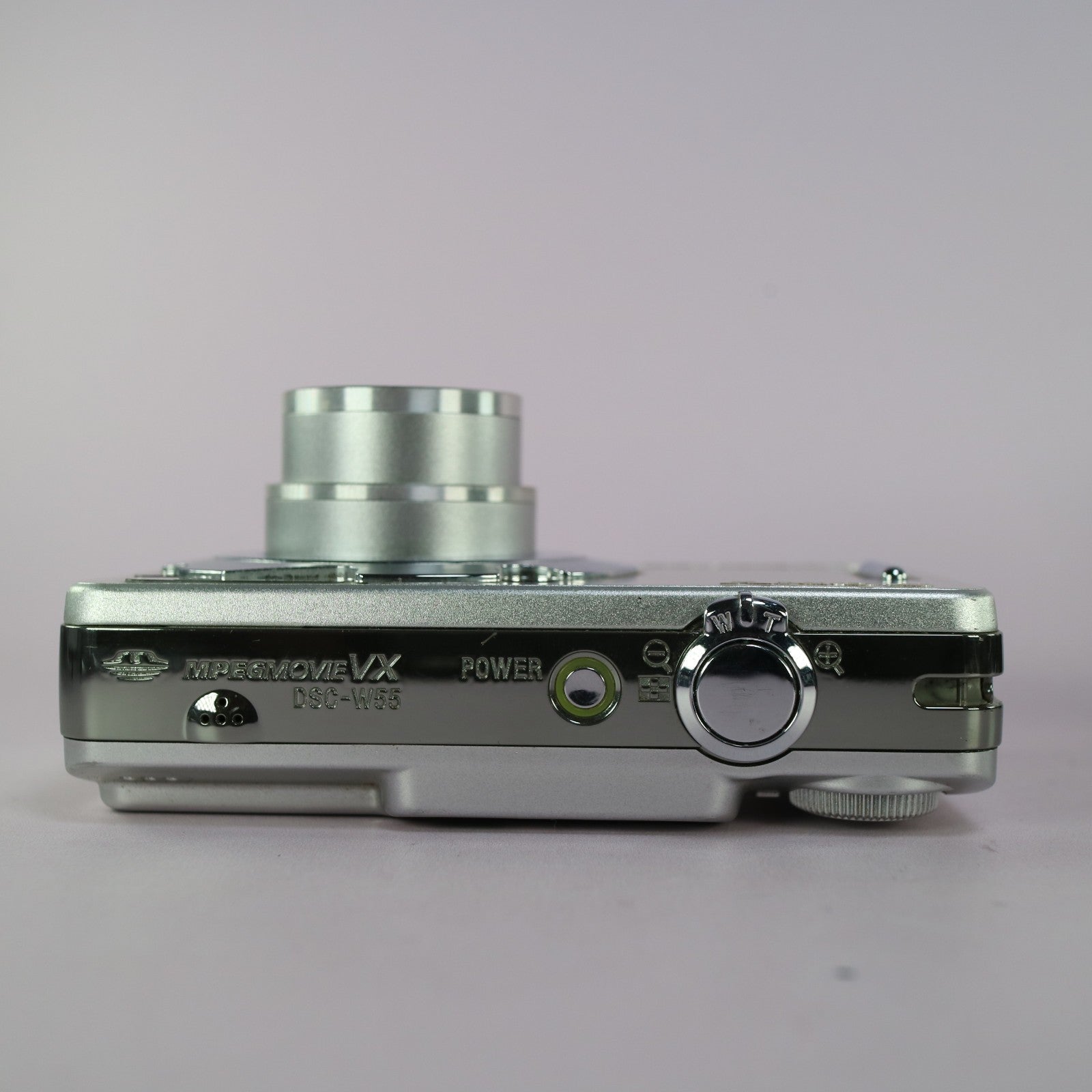 Sony Digital Camera Cybershot DSC-W55 7.2MP Silver Tested Full Working Set