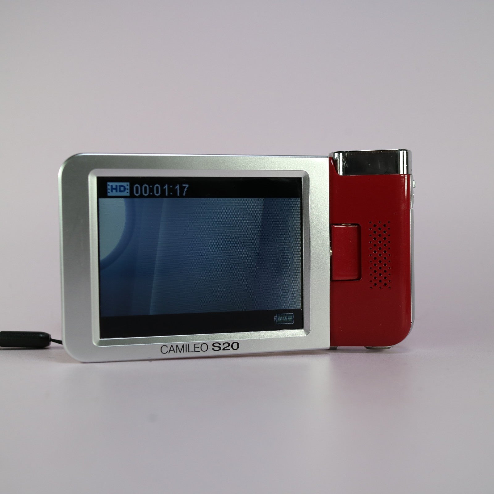 Toshiba Camileo S20 Compact HD Video Camcorder Red Tested Full Working Set