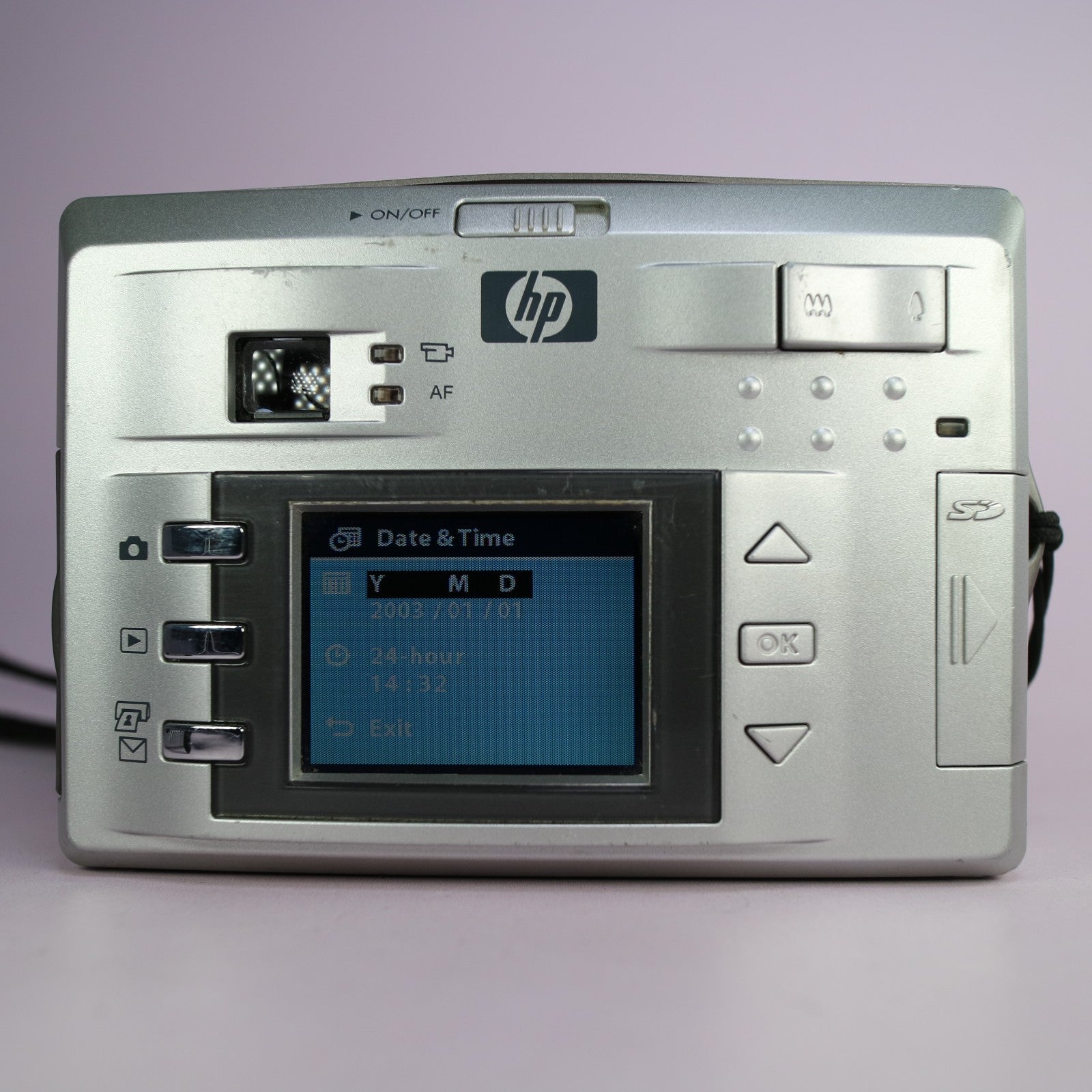 HP Digital Camera Photosmart 735 3.2MP Silver Tested