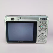 Sony Digital Camera Cybershot DSC-W110 7.2MP Silver Tested Full Working Set