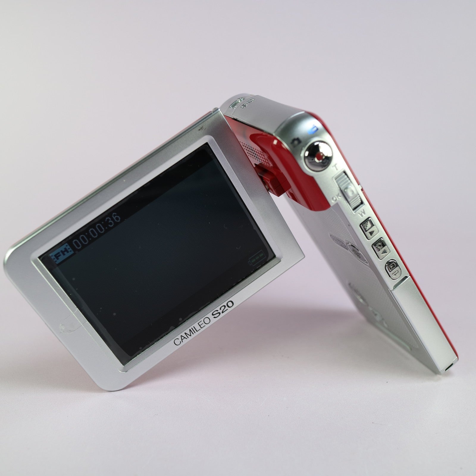 Toshiba Camileo S20 Compact HD Video Camcorder Red Tested Full Working Set