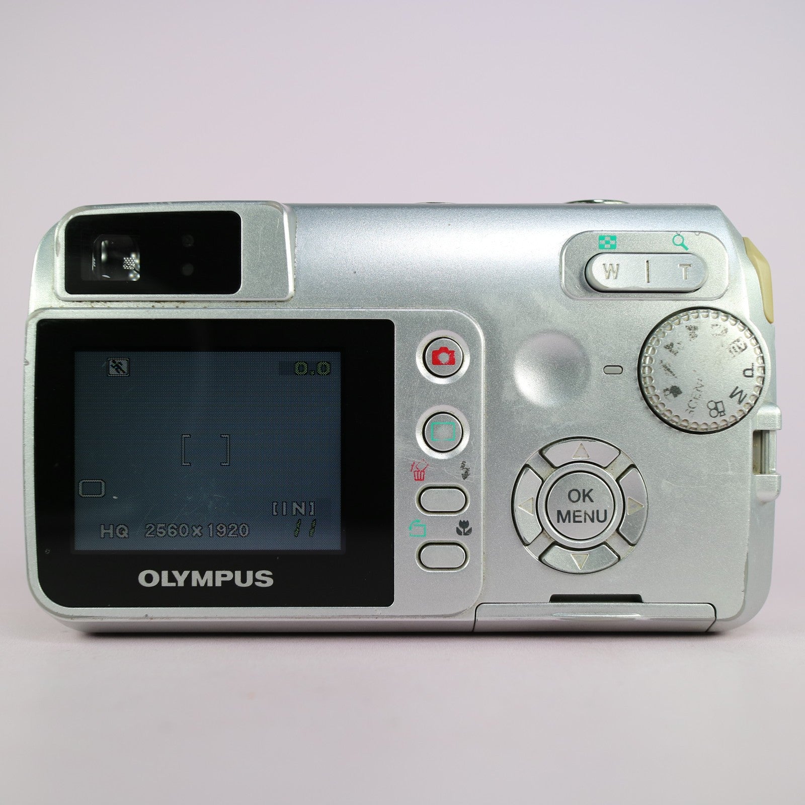 Olympus Digital Camera Camedia D-595 Zoom 5.0MP Silver Tested With xD Card