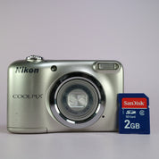 Nikon Digital Camera Coolpix A10 16.1MP Silver Tested