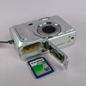 Pentax Digital Camera Optio S45 4.0MP Silver Tested