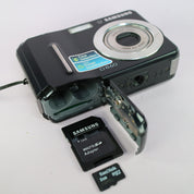 Samsung Digimax D860 8.2MP Compact Digital Camera Black Tested