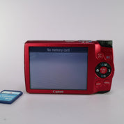 Canon Digital Camera PowerShot A3300 IS 16.0MP Red Tested