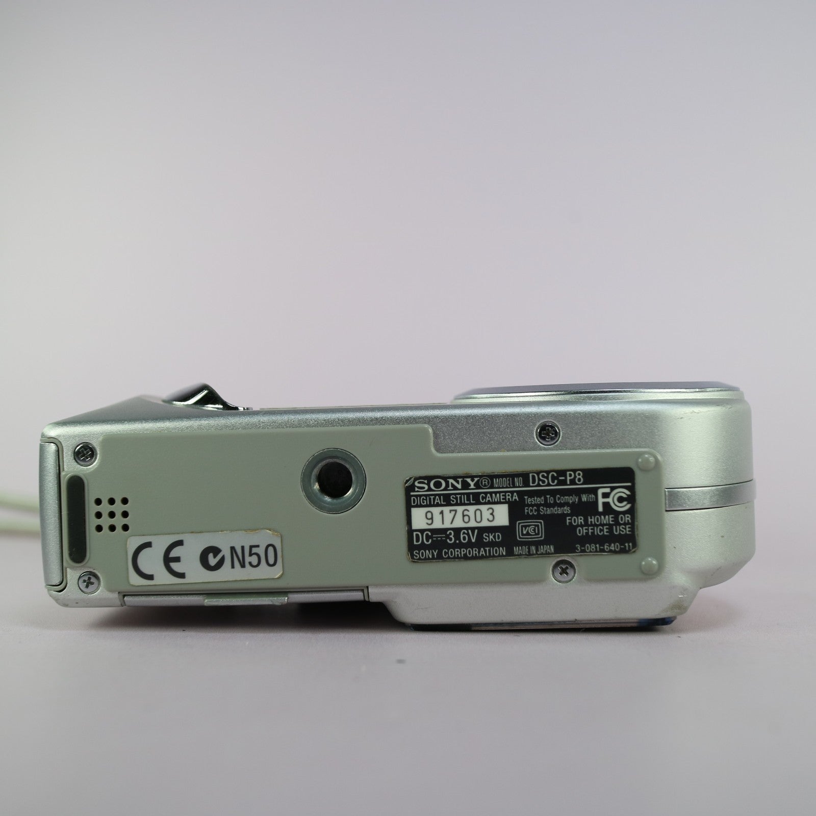 Sony Digital Camera Cybershot DSC-P8 3.2MP Silver Tested
