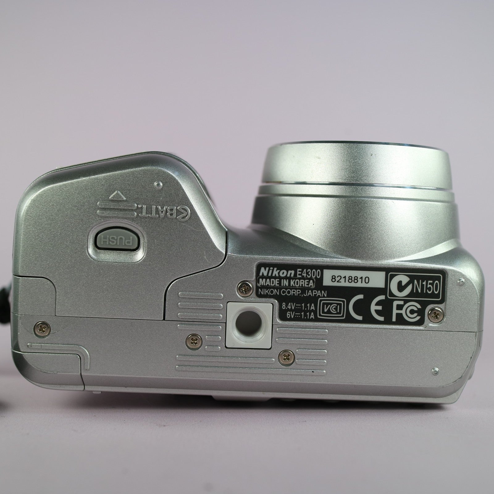 Nikon Digital Camera Coolpix 4300 4.0MP Silver Tested