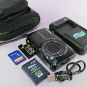 Nikon Digital Camera Coolpix S6300 16.0MP Black Tested Full Working Set