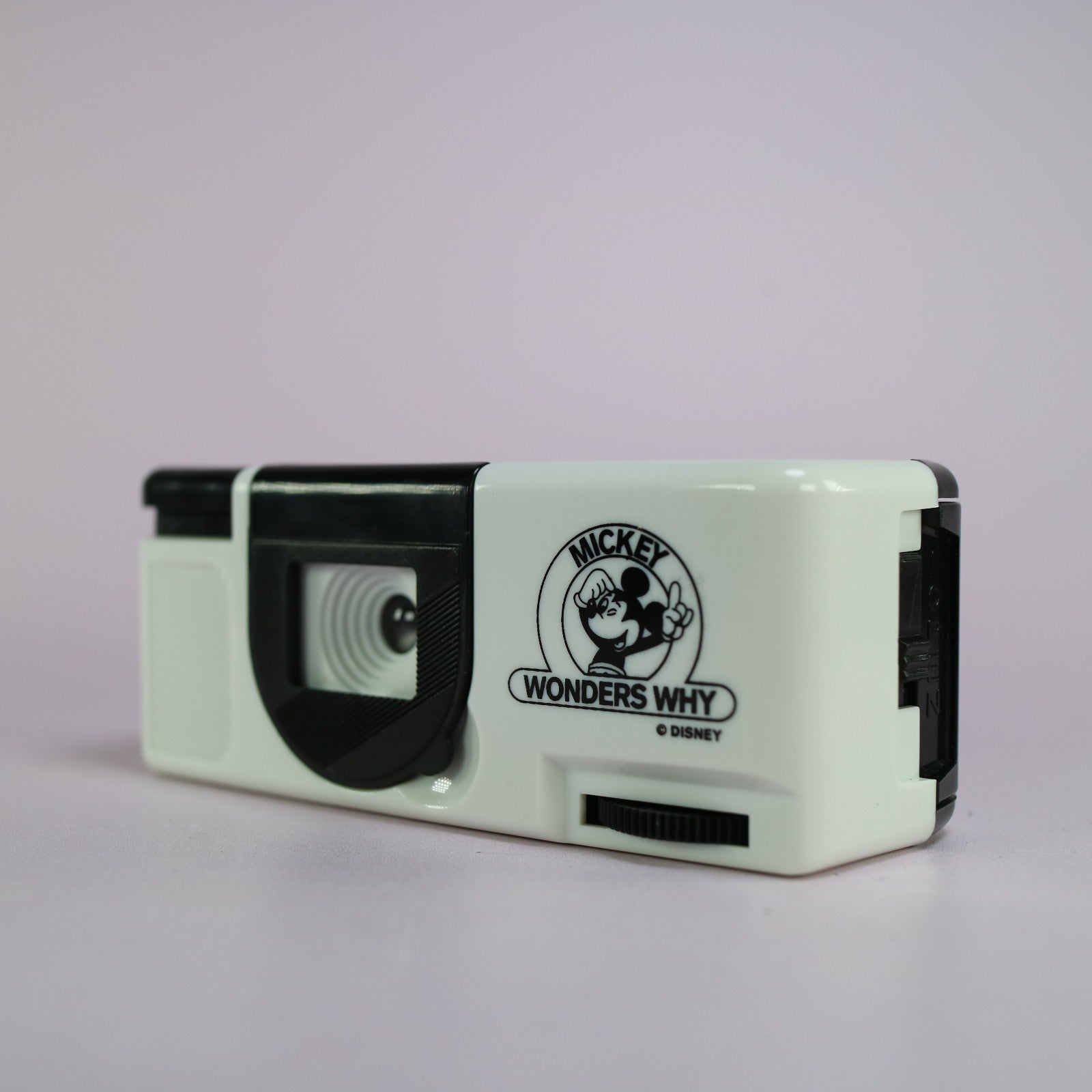 Disney Mickey Wonders Why Pocket Camera 110mm Film Point and Shoot White Tested