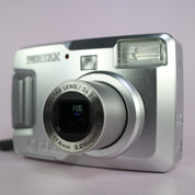 Pentax Optio 30 3.2MP Compact Digital Camera Silver Tested