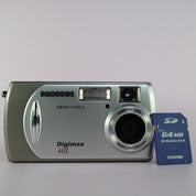 Samsung Digital Camera Digimax 401 4.0MP Silver Tested