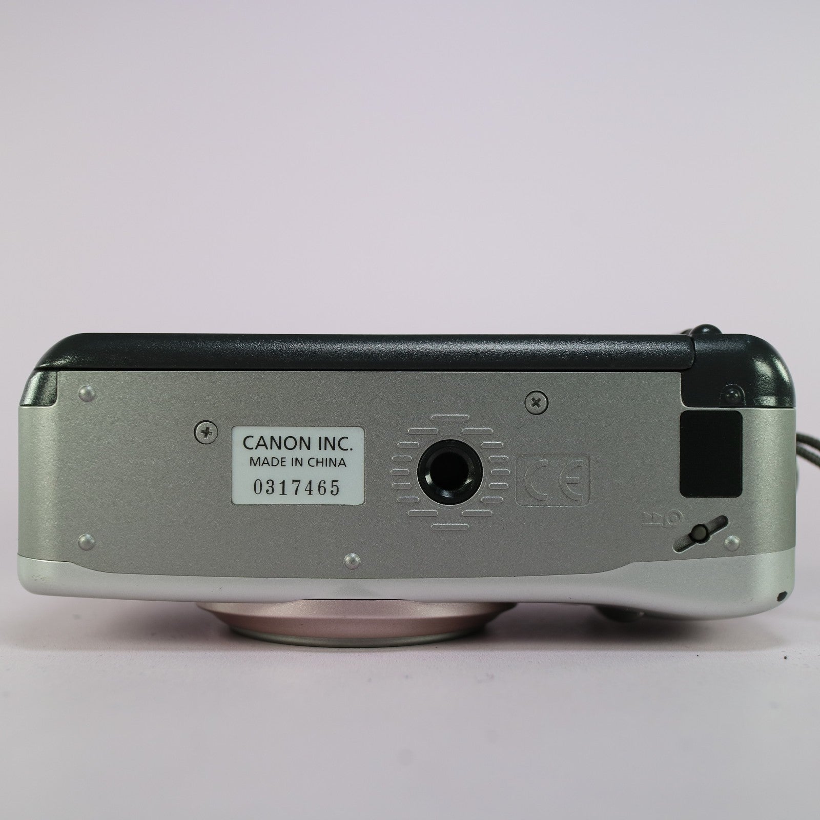 Canon Sure Shot 80u 35mm Film Point and Shoot Camera Silver Tested