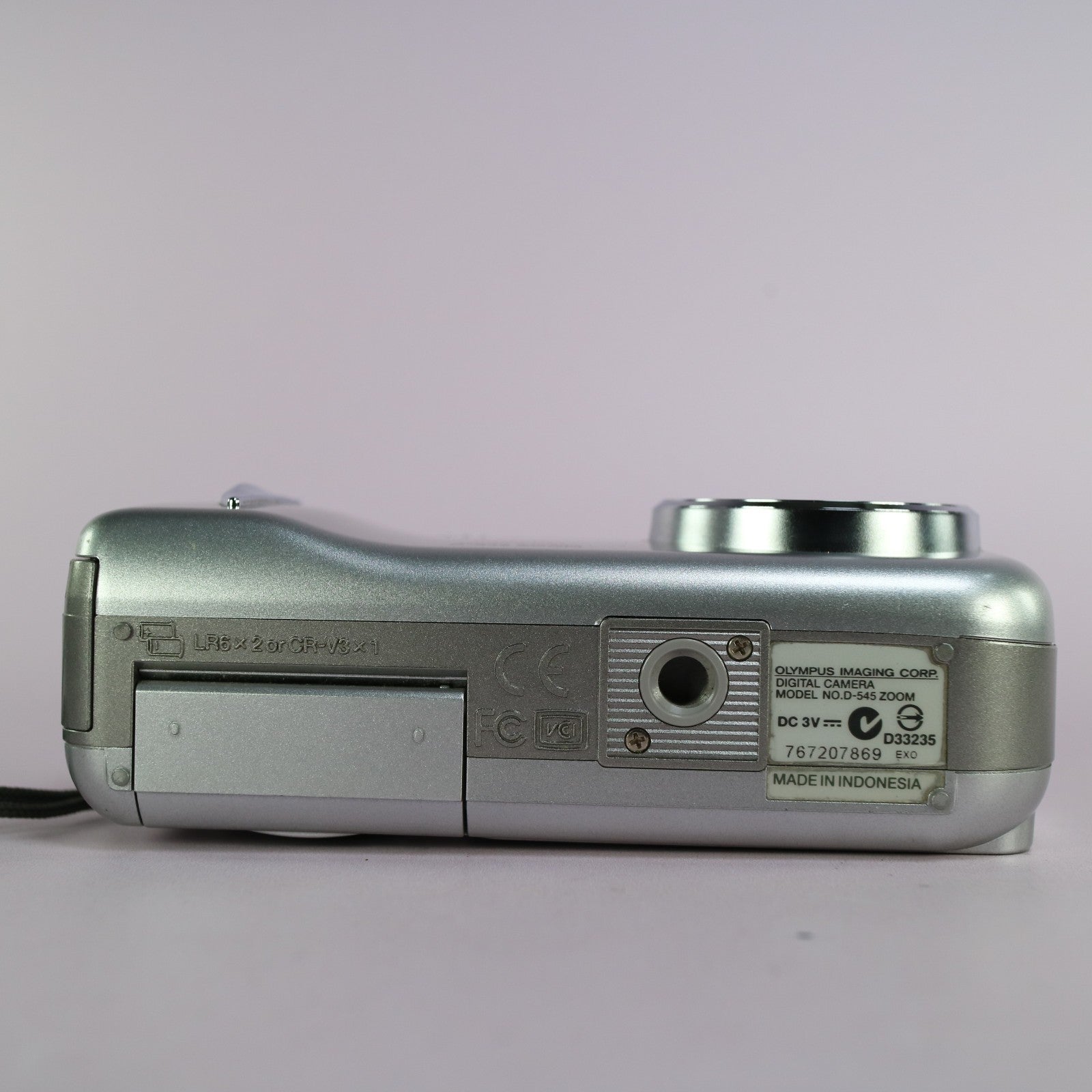 Olympus Digital Camera Camedia D-545 Zoom 4.0MP Silver Tested