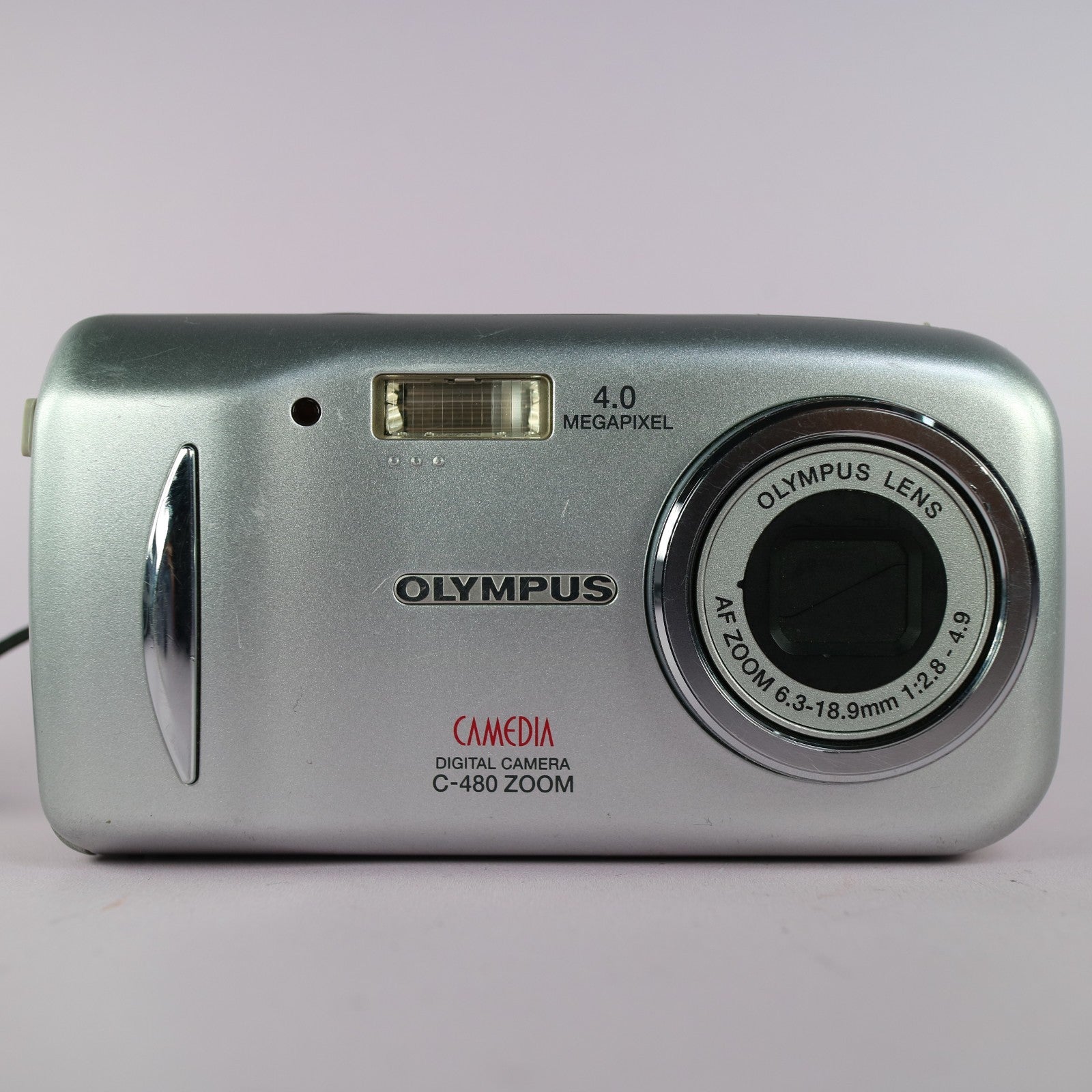 Olympus Digital Camera Camedia C-480 Zoom 4.0MP Silver Tested