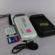 Panasonic  HX-DC1 14.0MP Compact Digital Video Recorder White Tested Full Set