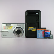 Kodak Digital Camera EasyShare M893 IS 8.1MP Silver Tested Full Working Set