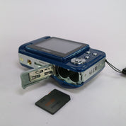 Vivitar Vivicam T028 5.1MP Flip Screen Compact Digital Camera Blue Tested