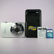 Praktica Digital Camera Luxmedia 12-03 12.0MP Silver Tested Full Working Set