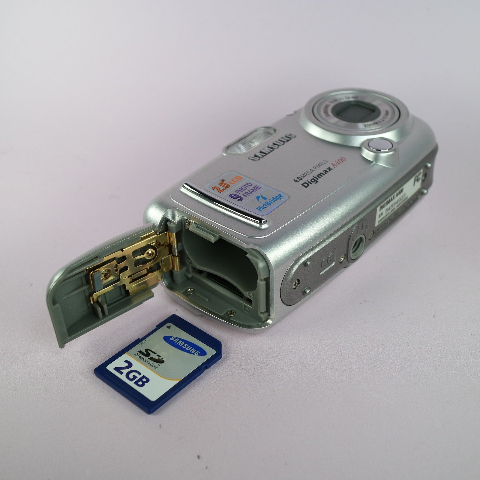 Samsung Digital Camera Digimax A400 4.0MP Silver Tested