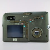 HP Digital Camera Photosmart R607 4.1MP Silver Tested Full Working Set