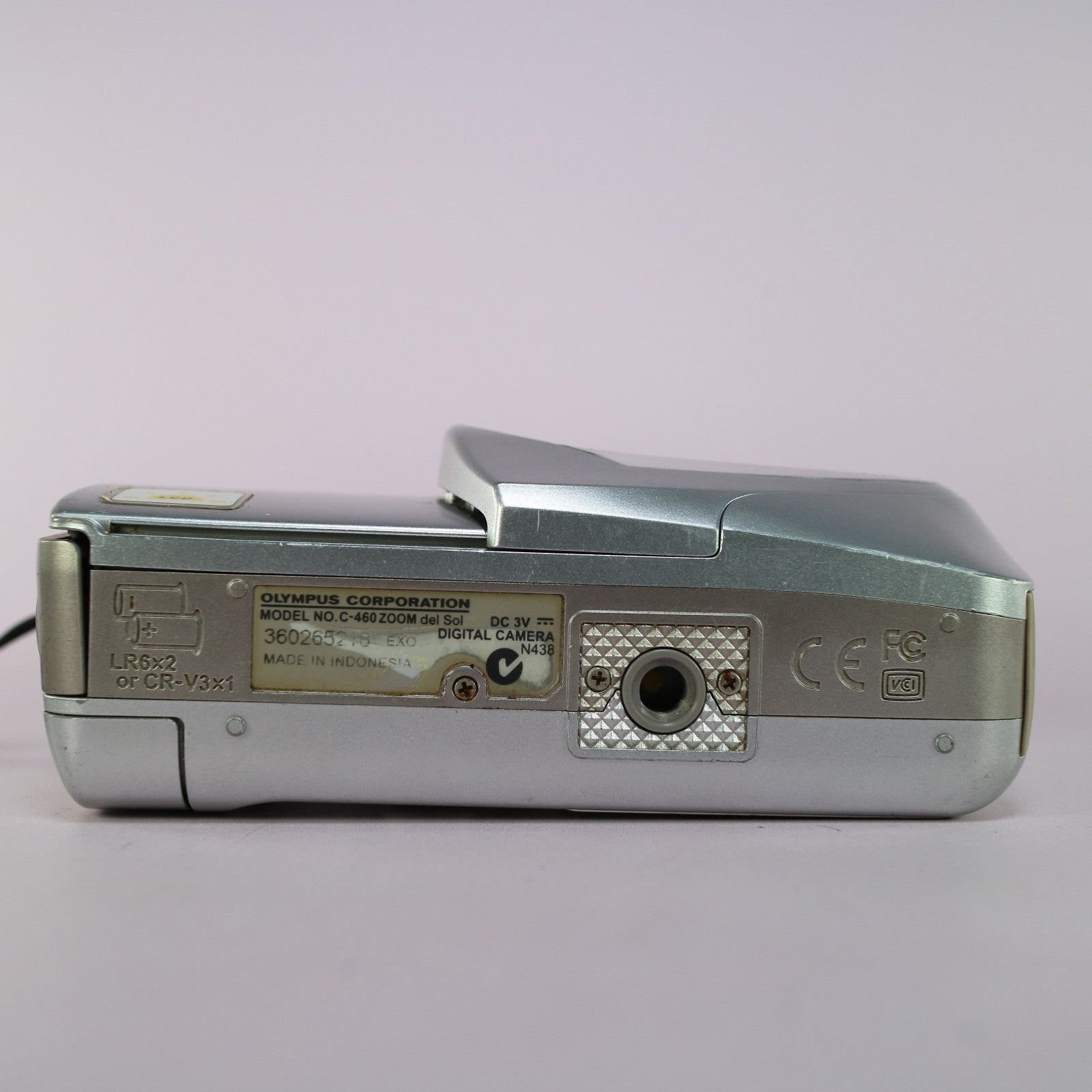 Olympus Digital Camera Camedia C-460 Zoom Del Sol 4.0MP Silver Tested
