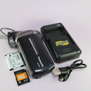 Panasonic  HX-DC2 14.0MP Compact Digital Video Recorder Black Tested Full Set
