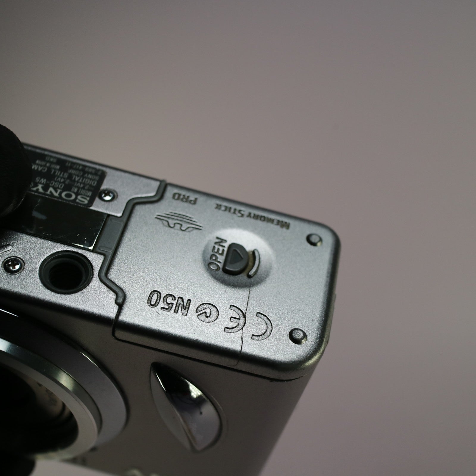 Sony Digital Camera Cybershot DSC-W5 5.1MP Silver Tested