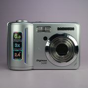 Samsung Digimax S600 6.0MP Compact Digital Camera Silver Tested