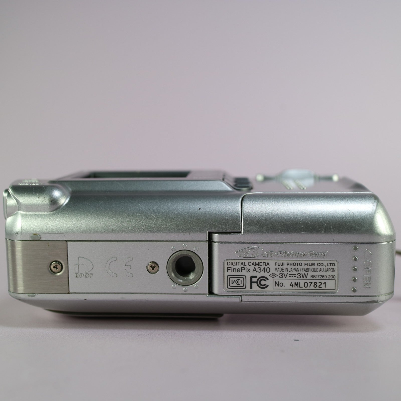 Fujifilm FinePix A340 4.0MP Compact Digital Camera Silver Tested
