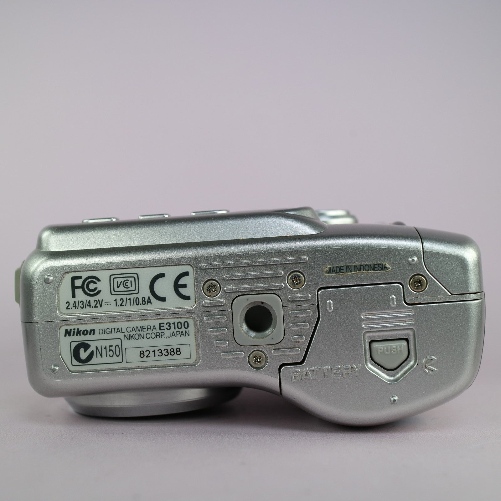 Nikon Digital Camera Coolpix 3100 3.2MP Silver Tested