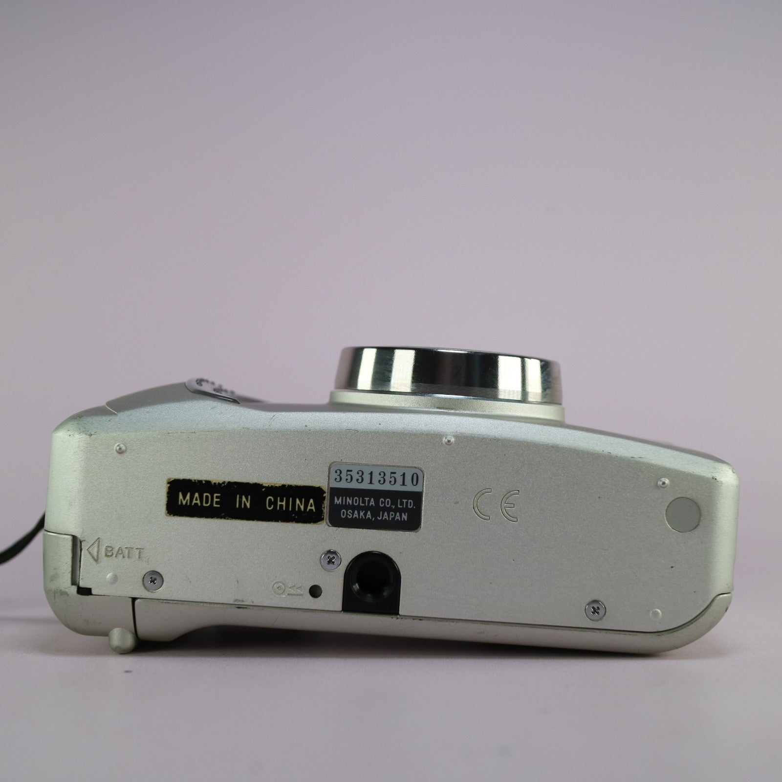 Minolta Zoom 160c 35mm Film Point and Shoot Camera Silver Tested