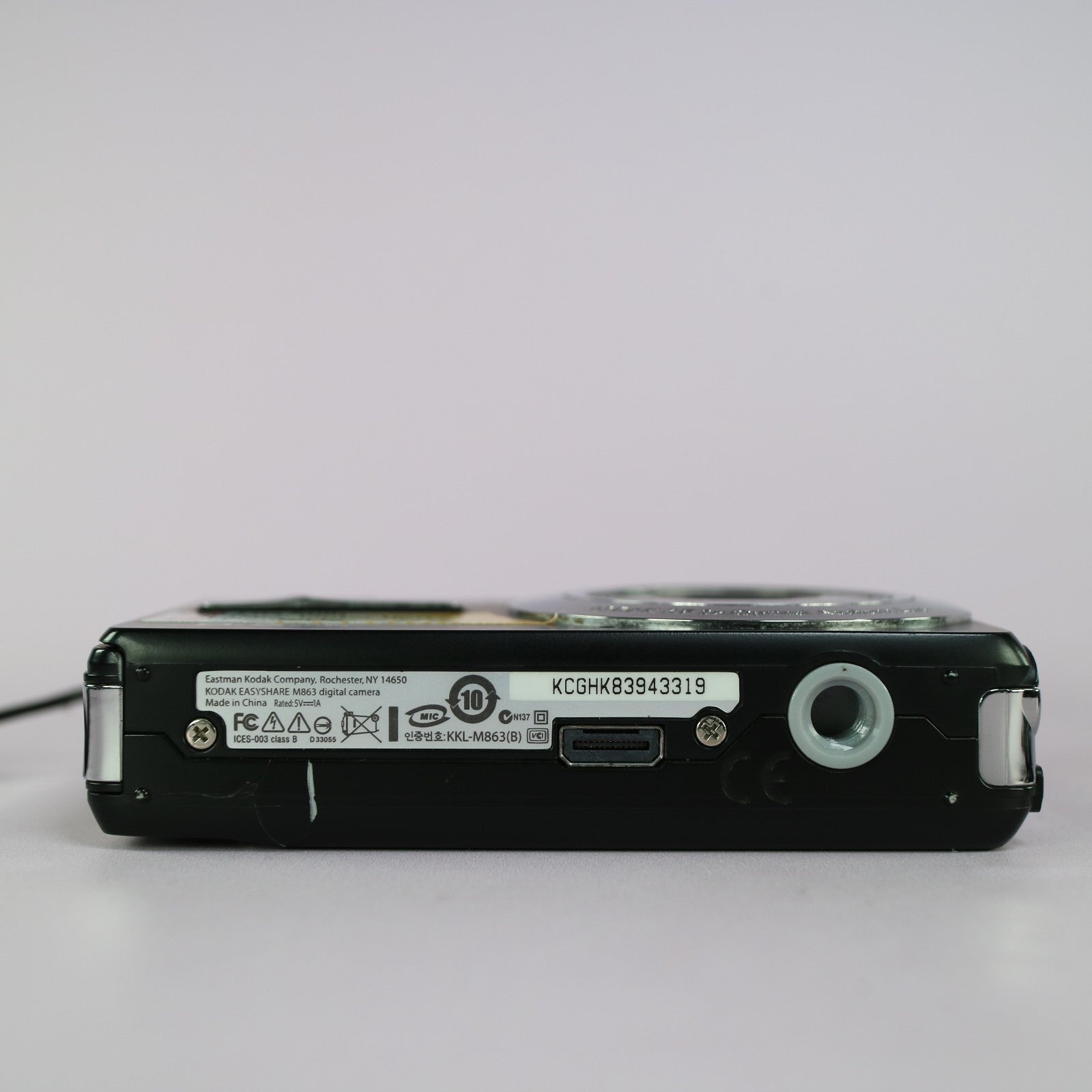 Kodak Digital Camera EasyShare M863 8.2MP Black Tested Full Working Set