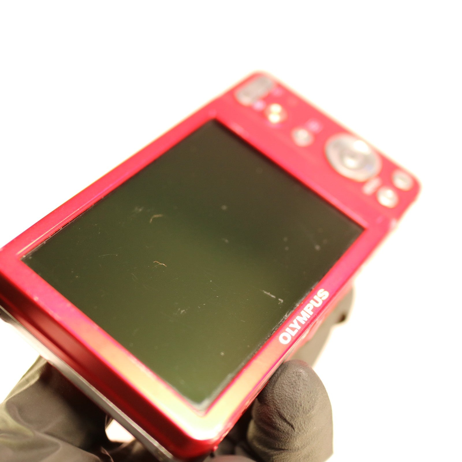 Olympus Digital Camera VG-120 14.0MP Red Tested Full Working Set