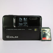 Casio Digital Camera Exilim EX-V8 8.1MP Black Tested