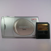 Olympus Digital Camera Camedia Brio D-230 2.0MP Silver Tested With SM Card