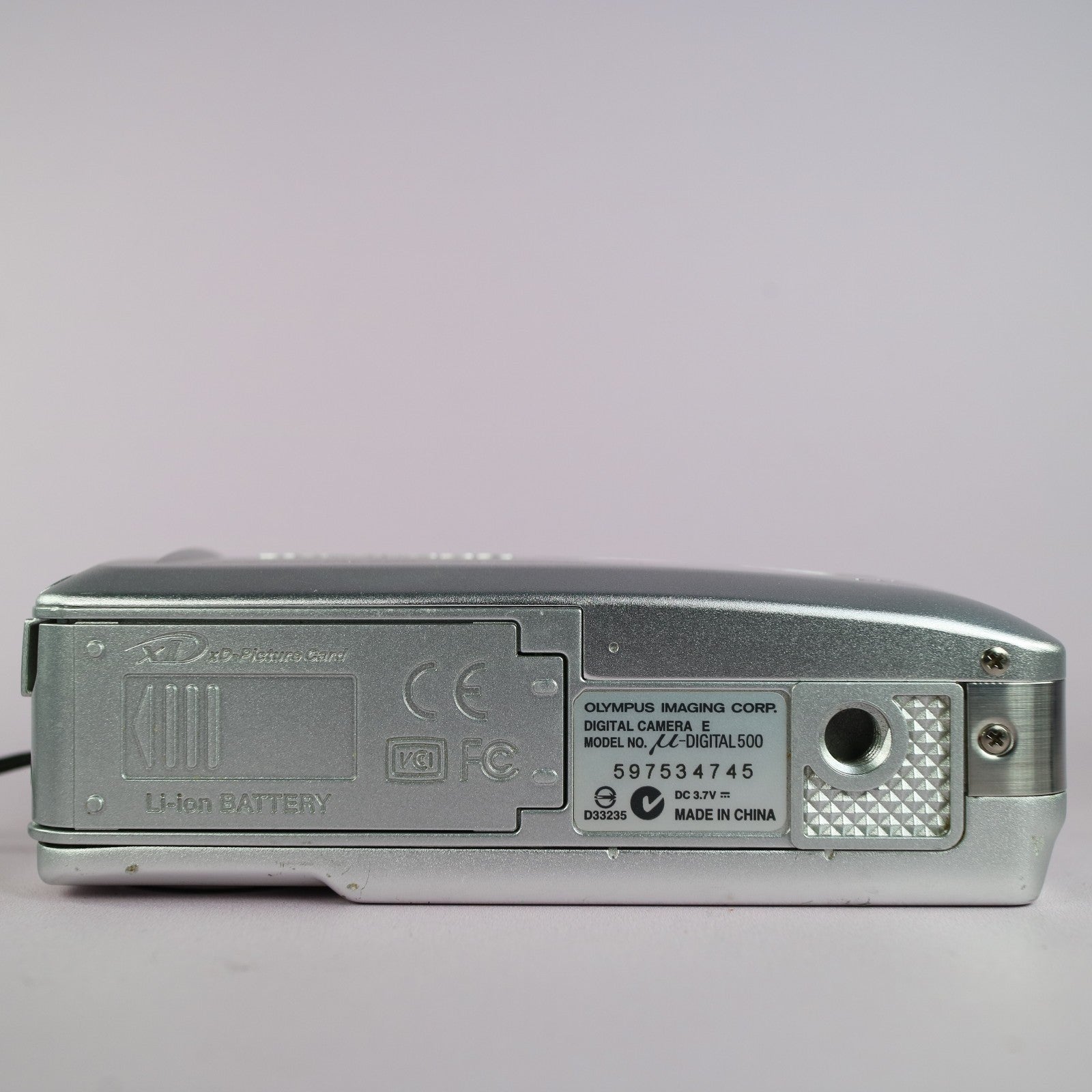 Olympus Digital Camera Mju 500 5.0MP Silver Tested