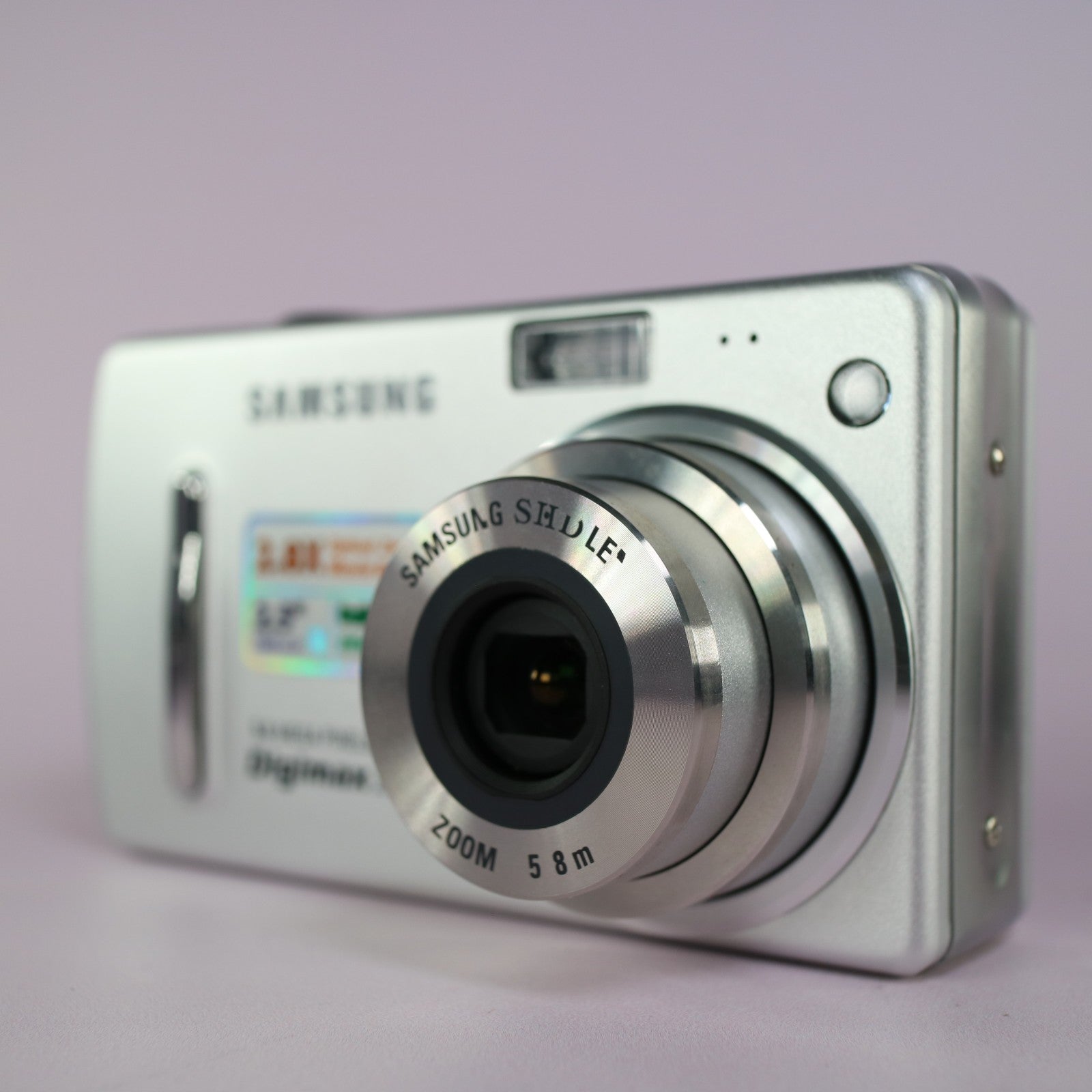 Samsung Digital Camera Digimax L50 5.0MP Silver Tested Full Working Set