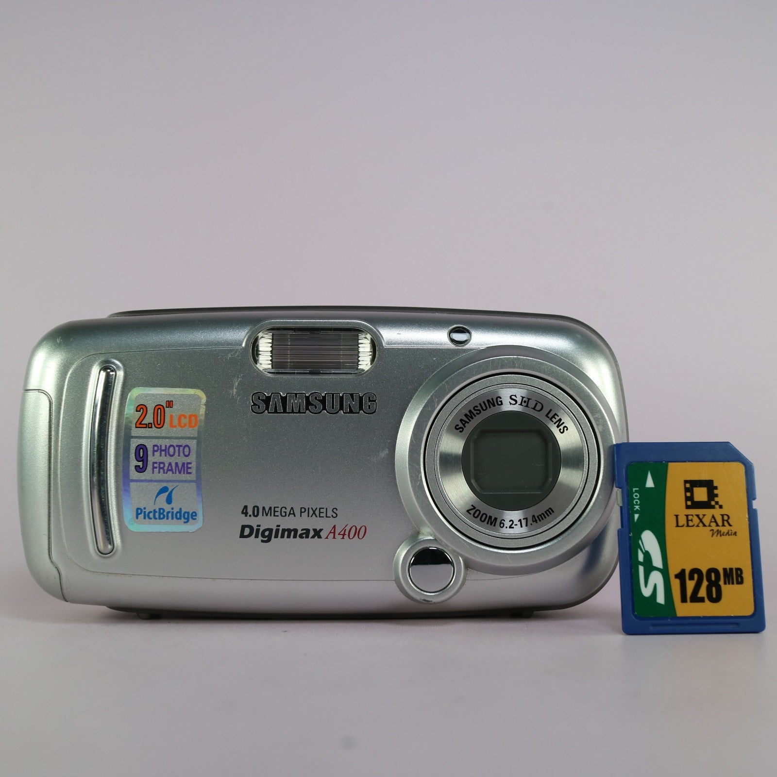 Samsung Digital Camera Digimax A400 4.0MP Silver Tested