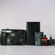 Casio Digital Camera Exilim EX-FH100 10.1MP Black Tested Full Working Set