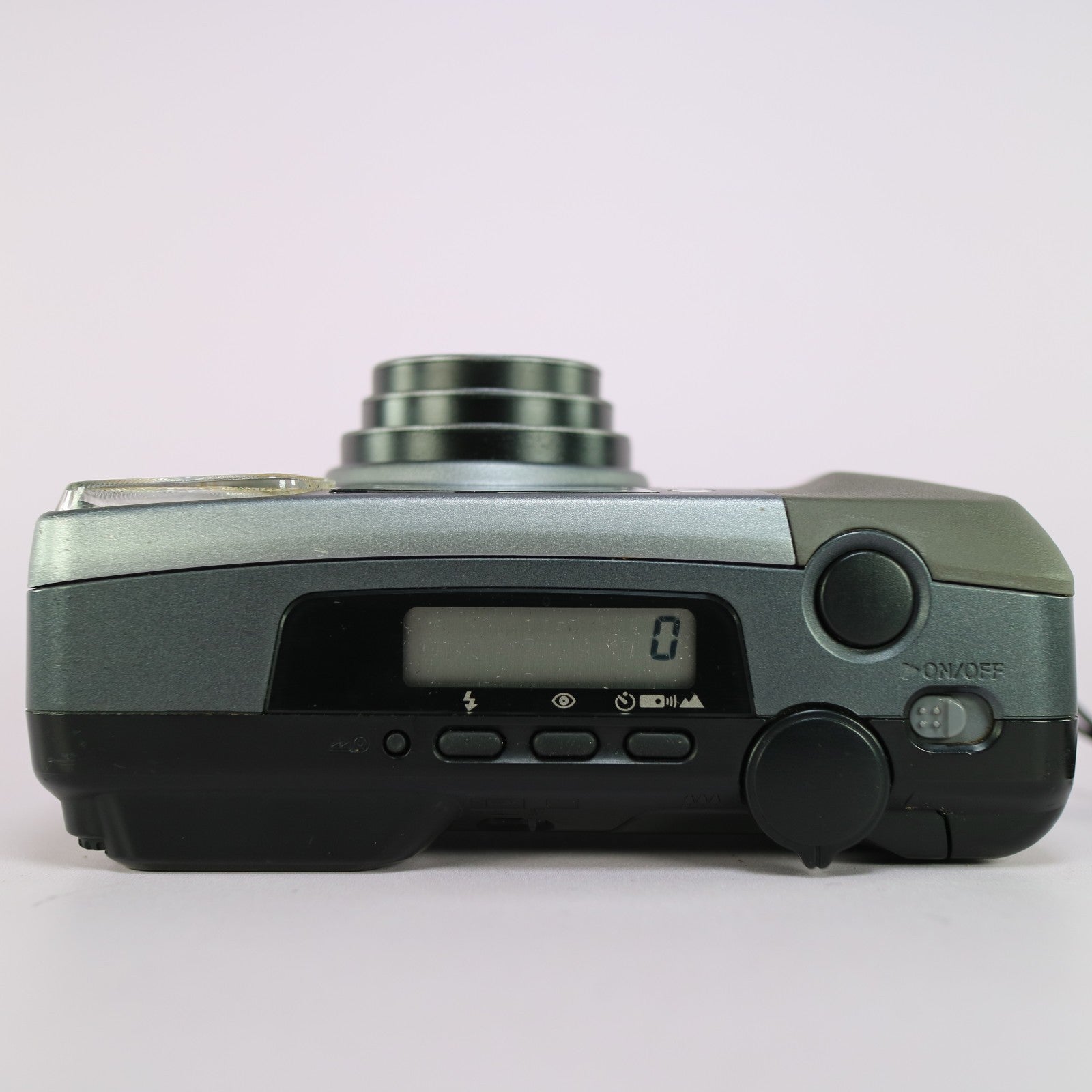 Pentax Espio 115M 35mm Film Point and Shoot Camera Silver Tested