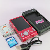 Sony Digital Camera Cybershot DSC-W830 20.1MP Pink Tested Full Working Set