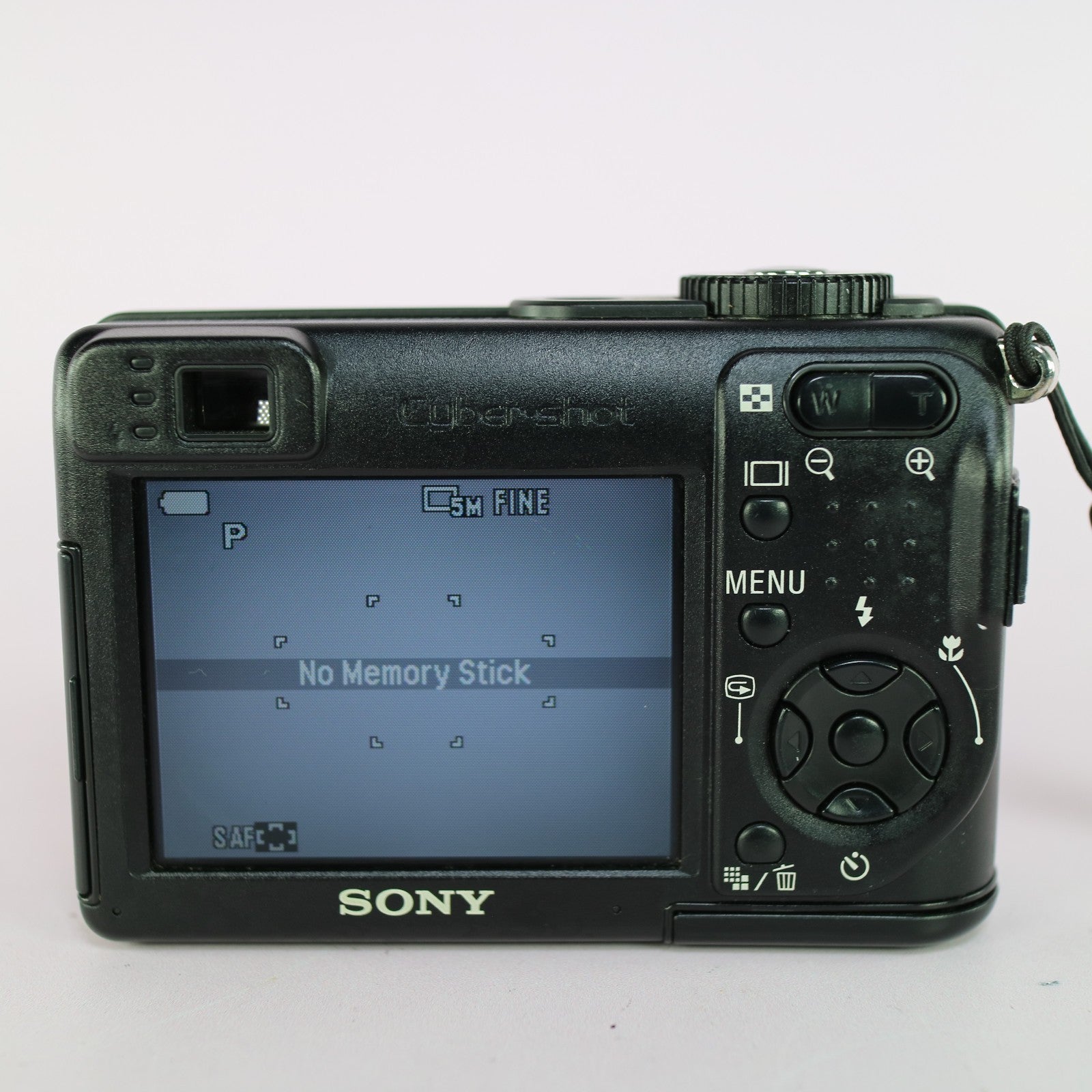 Sony Digital Camera Cybershot DSC-W12 5.1MP Black Tested