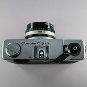 Canon Canonet QL19 35mm Film Rangefinder Camera w/ 45mm f/1.9 Silver Tested